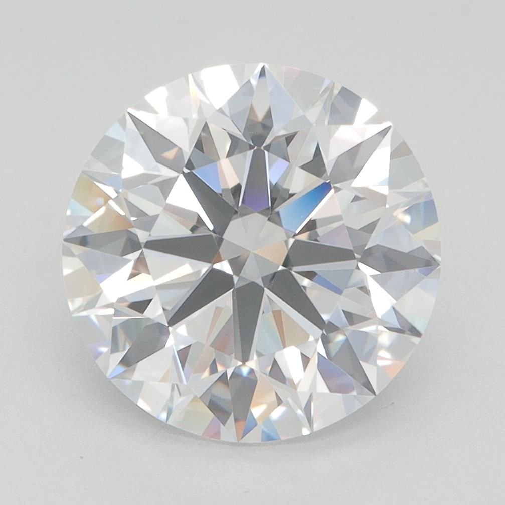 3.77ct D VVS1 Rare Carat Ideal Cut Round Lab Grown Diamond