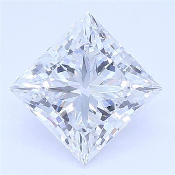 0.71ct D VS1 Rare Carat Ideal Cut Princess Lab Grown Diamond