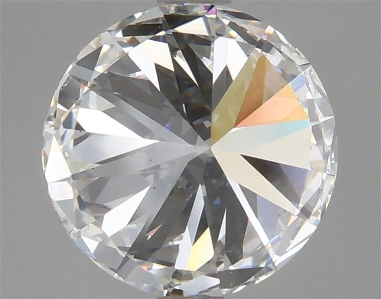 2.96ct F SI1 Excellent Cut Round Lab Grown Diamond