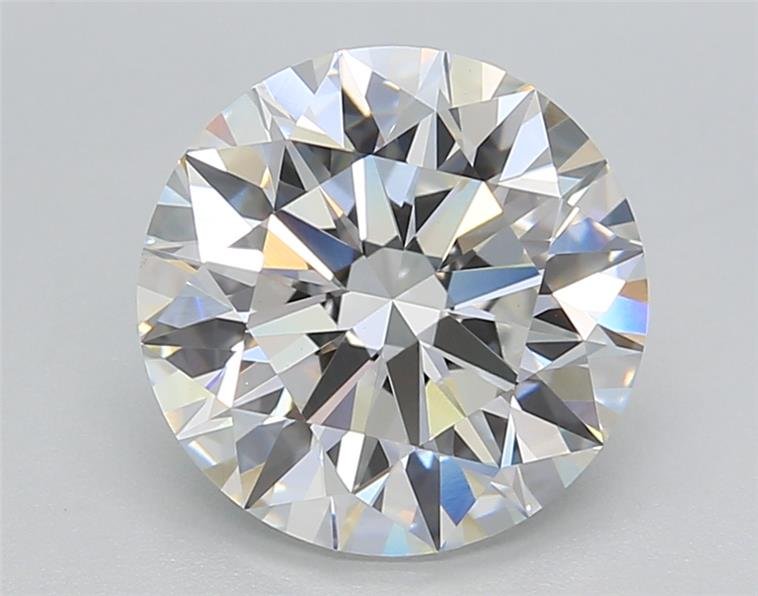 3.07ct E VVS2 Rare Carat Ideal Cut Round Lab Grown Diamond