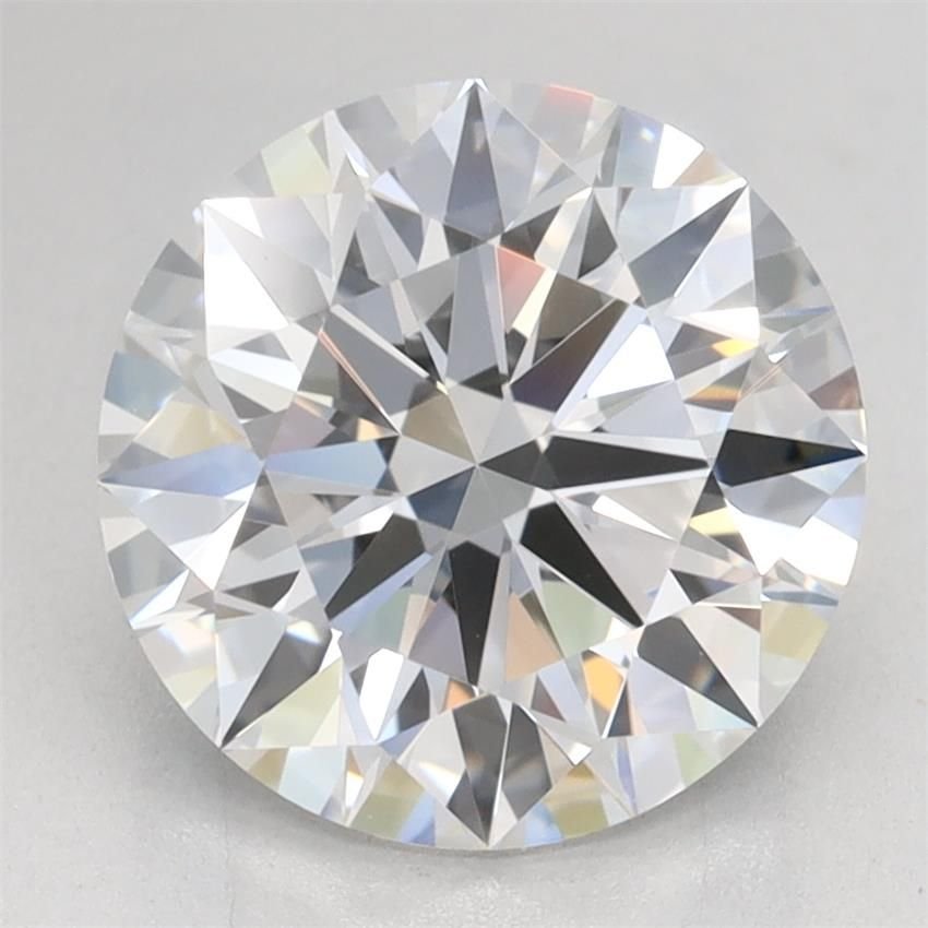 2.56ct D IF Rare Carat Ideal Cut Round Lab Grown Diamond