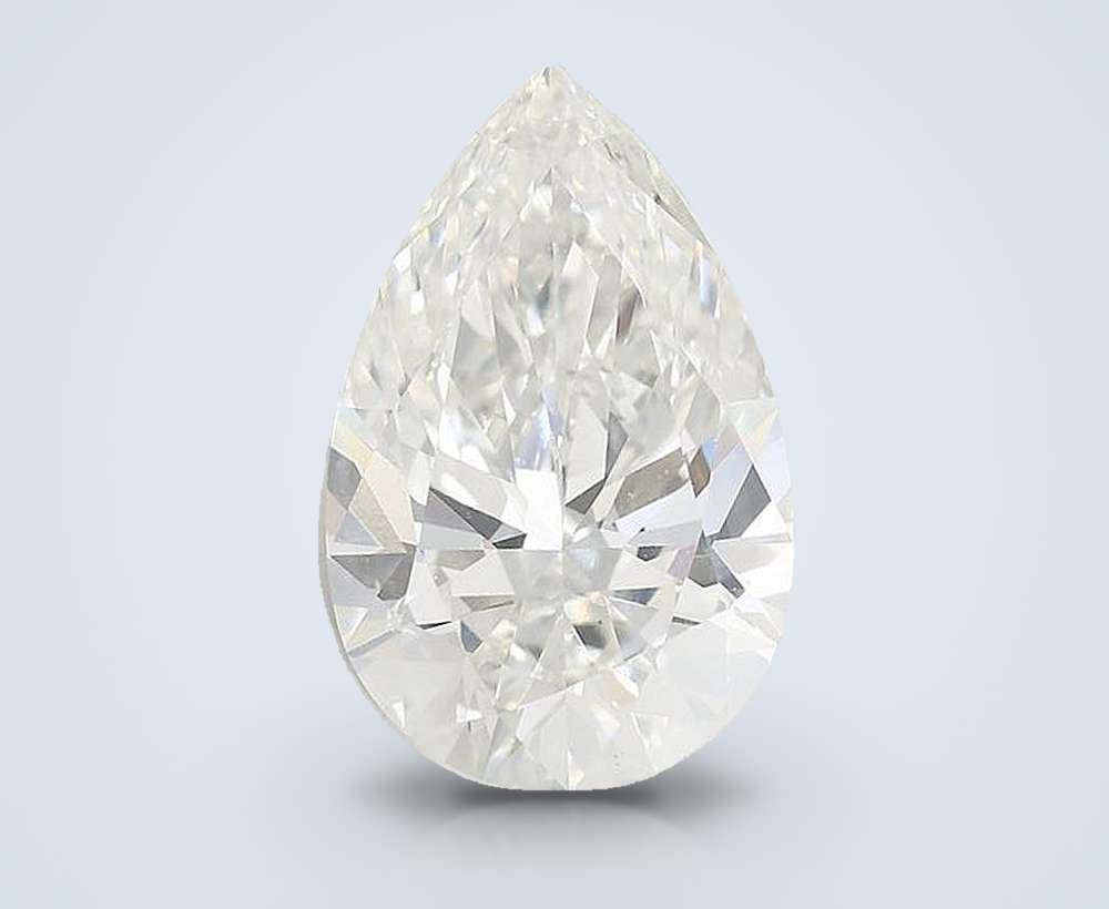 2.58 Carat Pear Lab Diamond