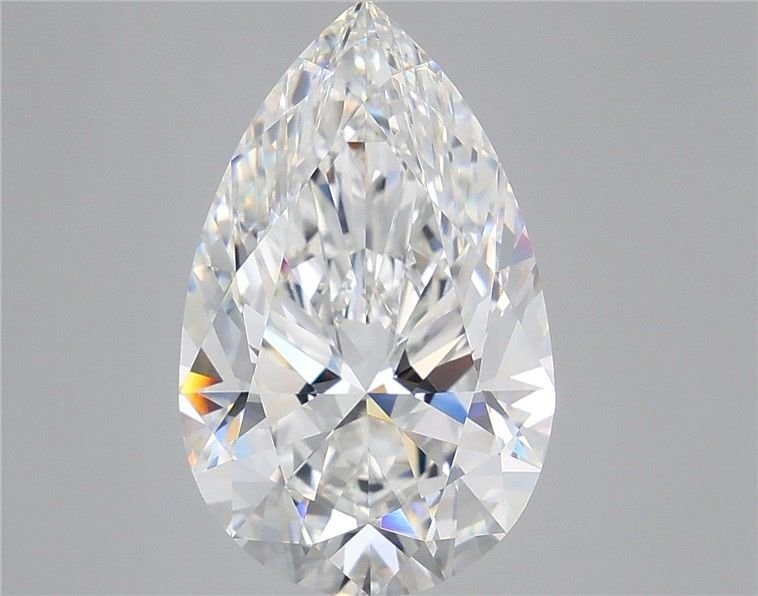 6.07 Carat Pear Lab Diamond