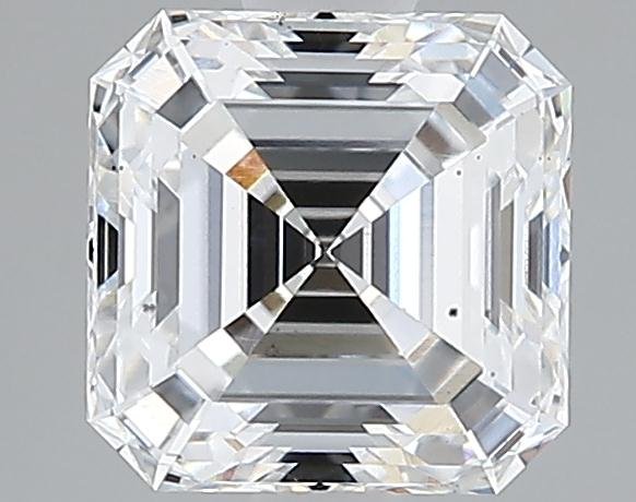 1.12ct E VS2 Rare Carat Ideal Cut Asscher Lab Grown Diamond