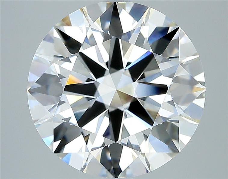 5.03ct I VVS2 Rare Carat Ideal Cut Round Diamond