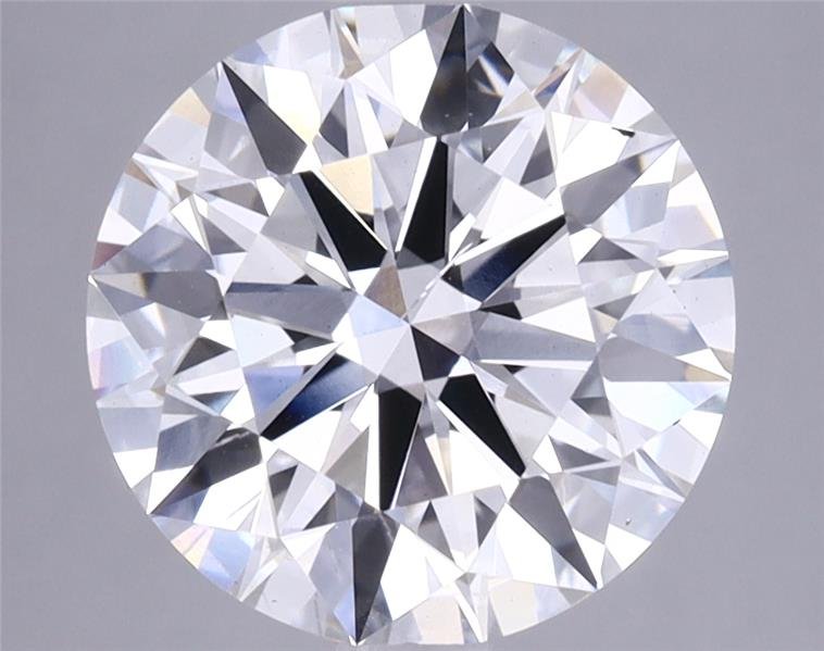 3.79ct F SI1 Rare Carat Ideal Cut Round Lab Grown Diamond