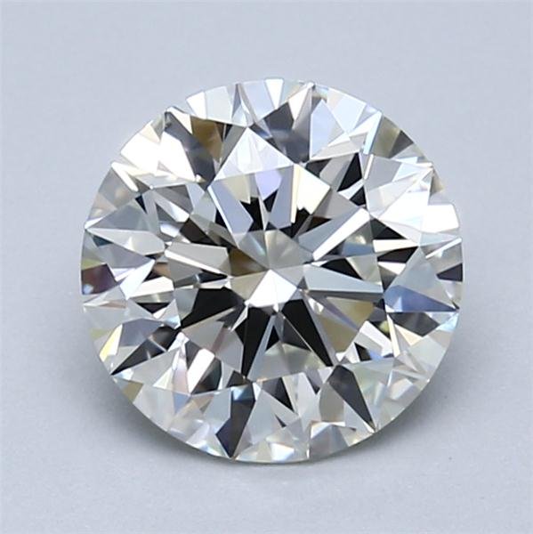 1.71ct H VVS1 Rare Carat Ideal Cut Round Diamond