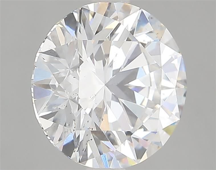 3.08ct E SI2 Rare Carat Ideal Cut Round Lab Grown Diamond