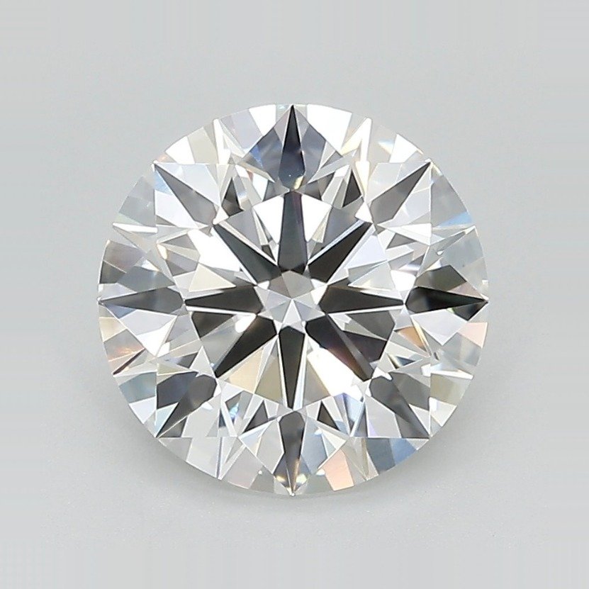 2.87ct E VVS2 Rare Carat Ideal Cut Round Lab Grown Diamond