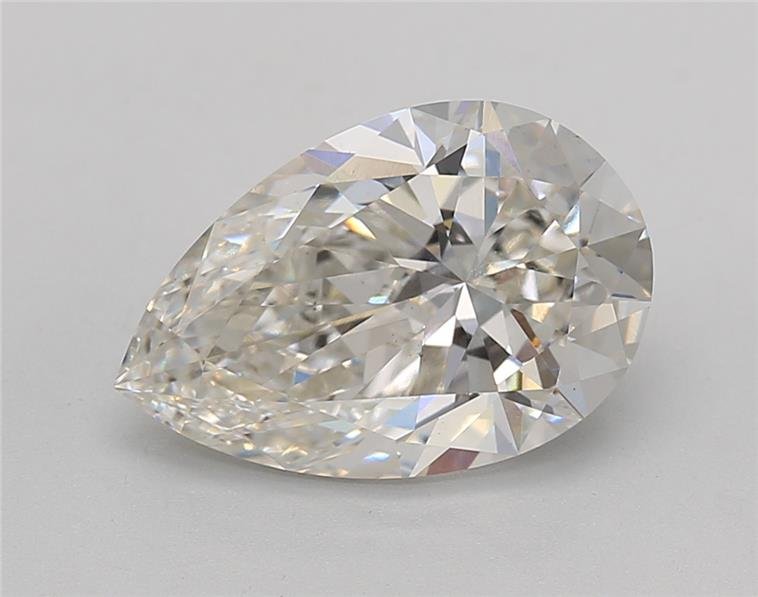 3.31ct G VS1 Rare Carat Ideal Cut Pear Lab Grown Diamond