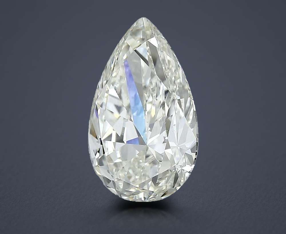 5.08 Carat Pear Natural Diamond