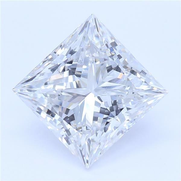 1.69ct E SI1 Rare Carat Ideal Cut Princess Lab Grown Diamond