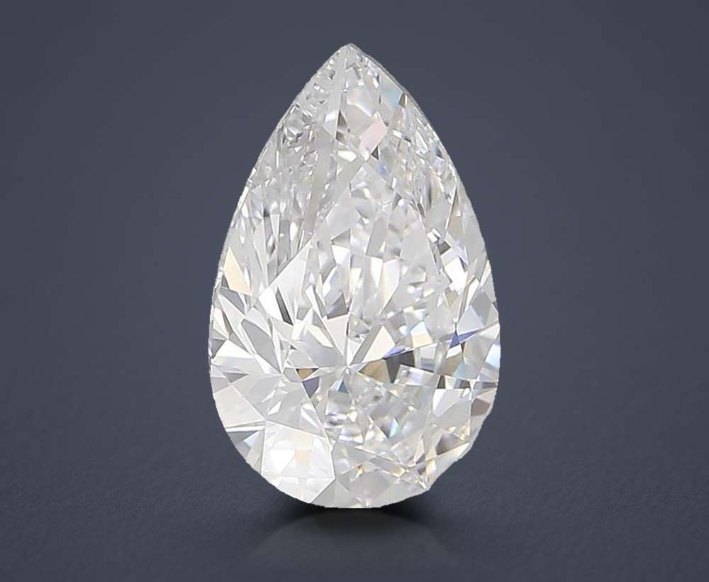 5.01 Carat Pear Natural Diamond