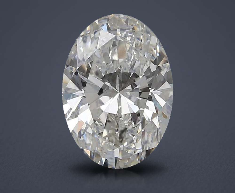 3.65 Carat Oval Lab Diamond