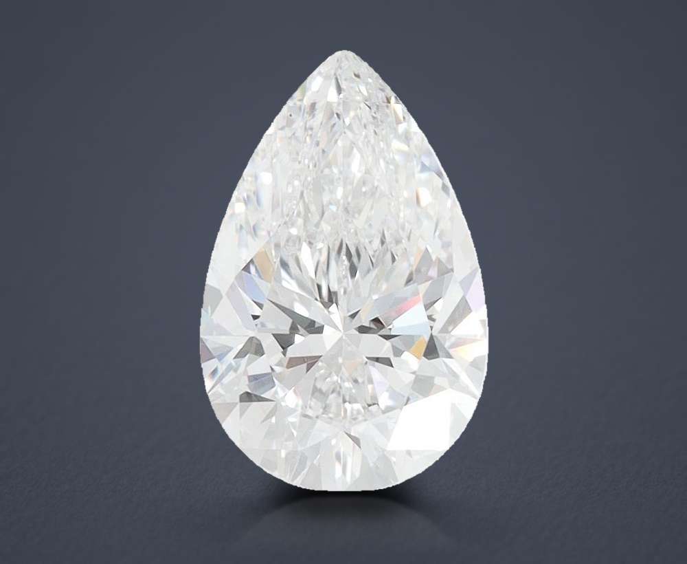 2.00 Carat Pear Lab Diamond
