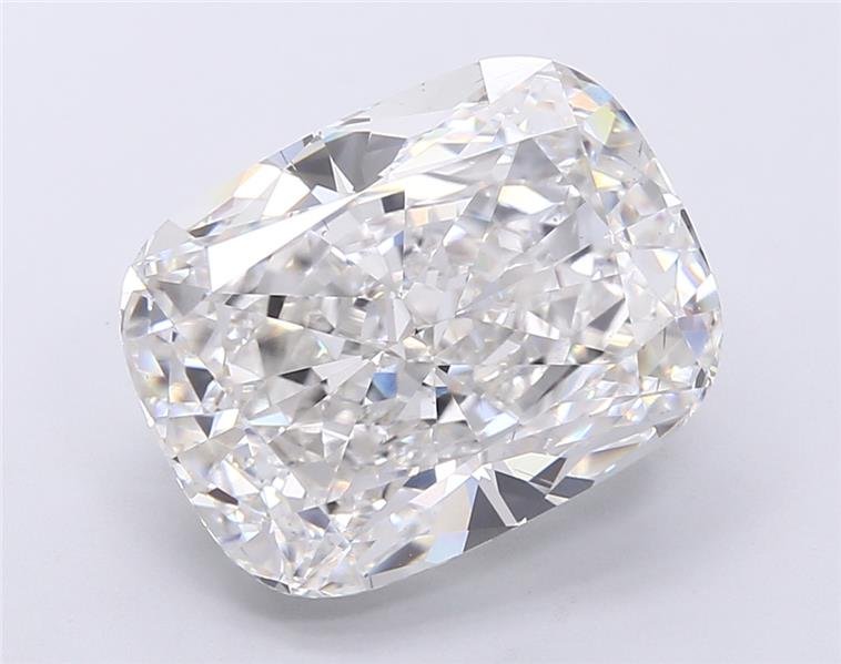 10.10ct F VS2 Rare Carat Ideal Cut Cushion Lab Grown Diamond