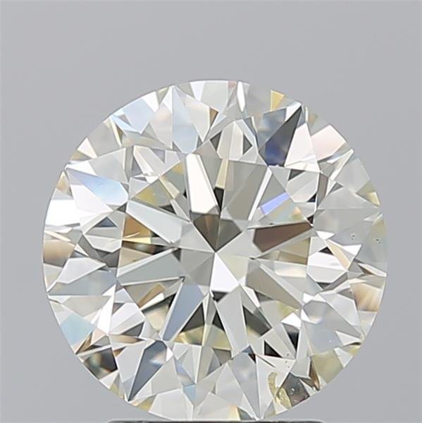 3.01ct K SI1 Ideal Cut Round Diamond