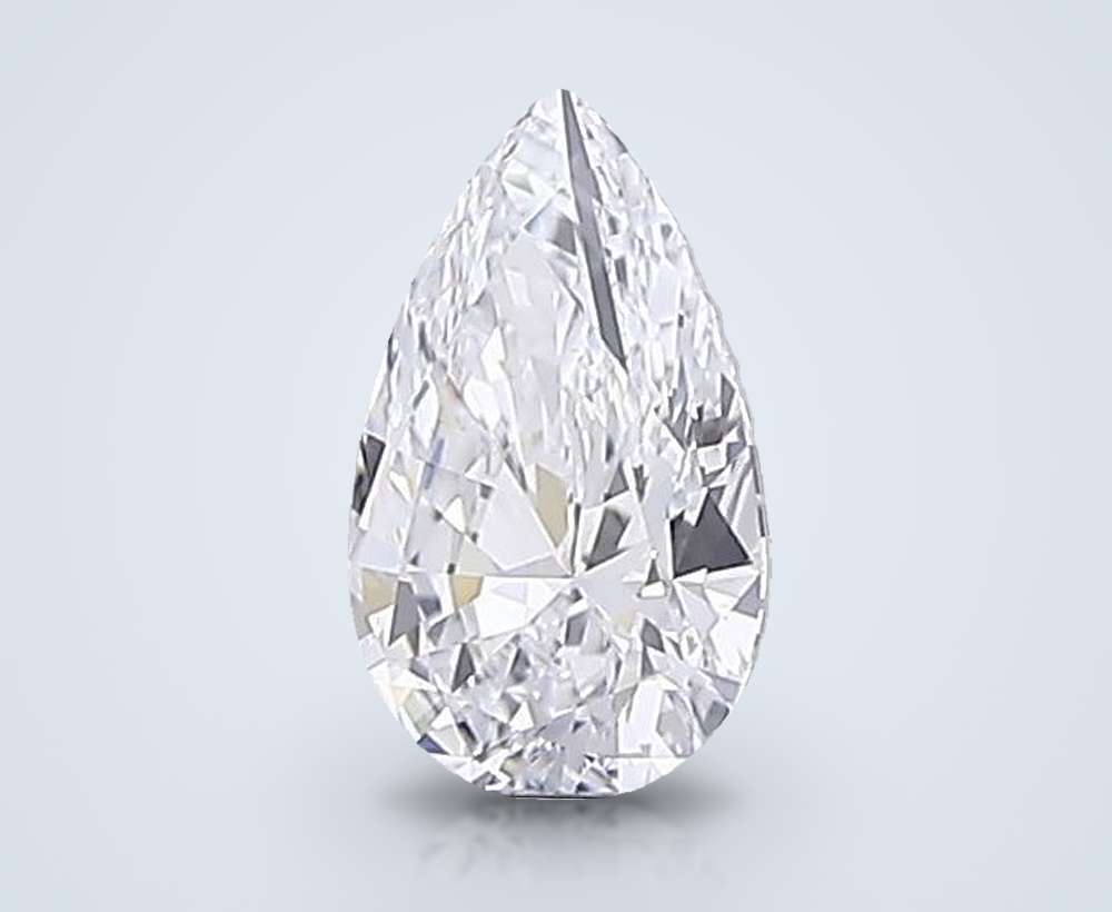 0.56 Carat Pear Lab Diamond