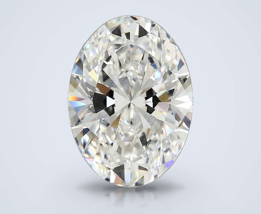 3.78 Carat Oval Lab Diamond