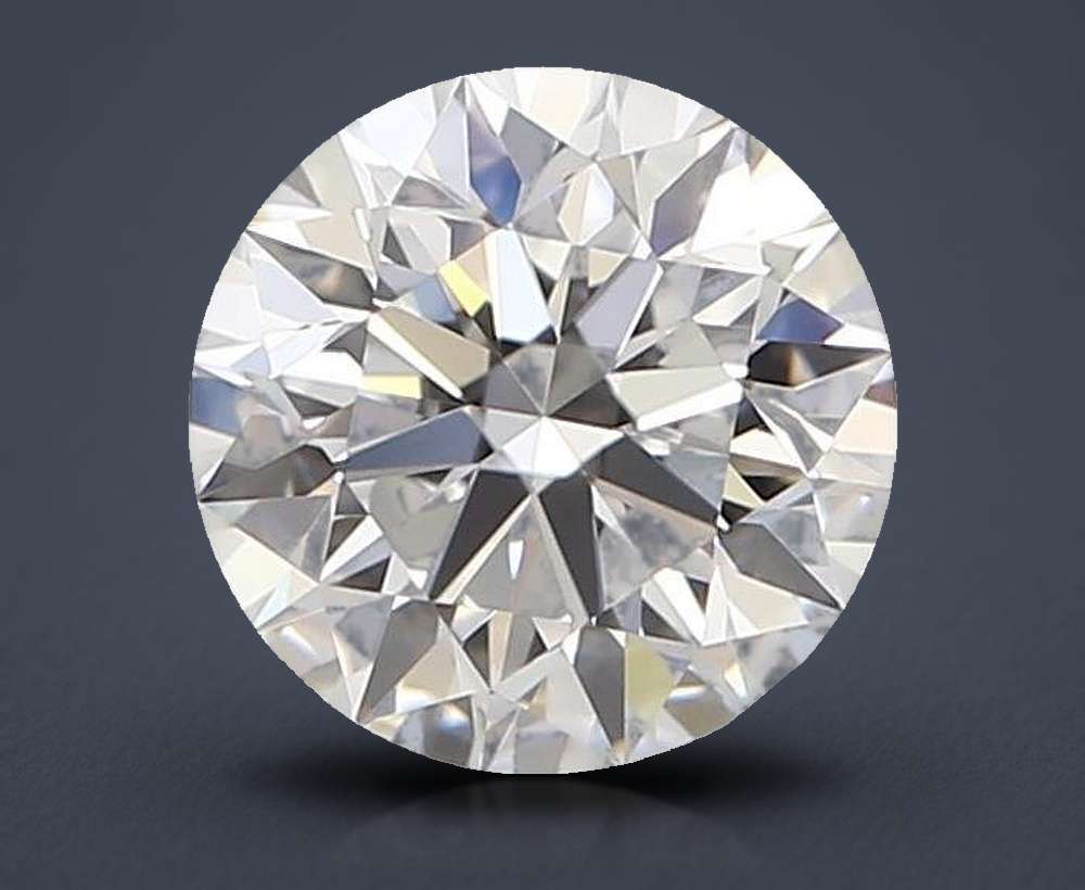 0.59 Carat Round Natural Diamond