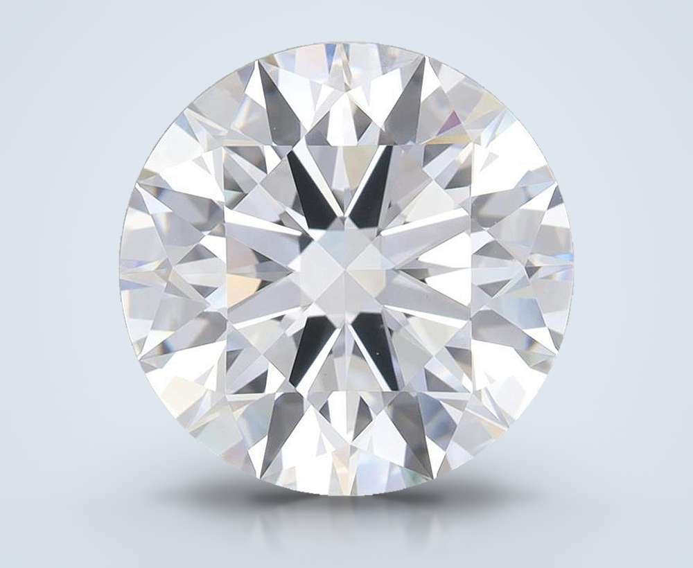 6.63 Carat Round Lab Diamond