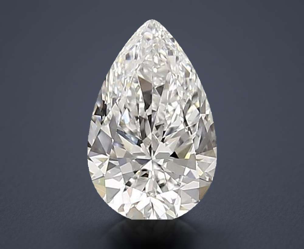 0.70 Carat Pear Natural Diamond
