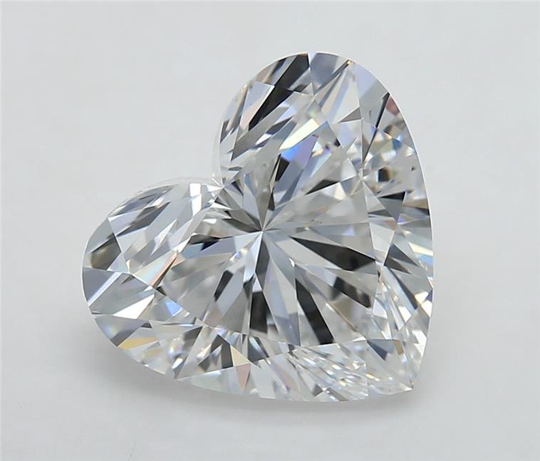 4.00ct E VVS2 Rare Carat Ideal Cut Heart Lab Grown Diamond