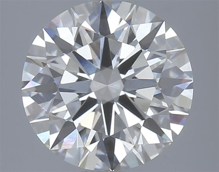 3.72ct H VVS2 Rare Carat Ideal Cut Round Lab Grown Diamond