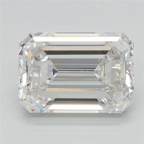 1.50ct F VS1 Excellent Cut Emerald Lab Grown Diamond