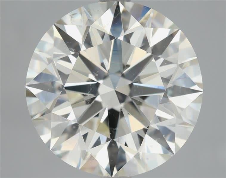 4.51ct I SI1 Rare Carat Ideal Cut Round Diamond