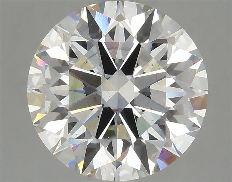 3.13ct H SI1 Rare Carat Ideal Cut Round Lab Grown Diamond