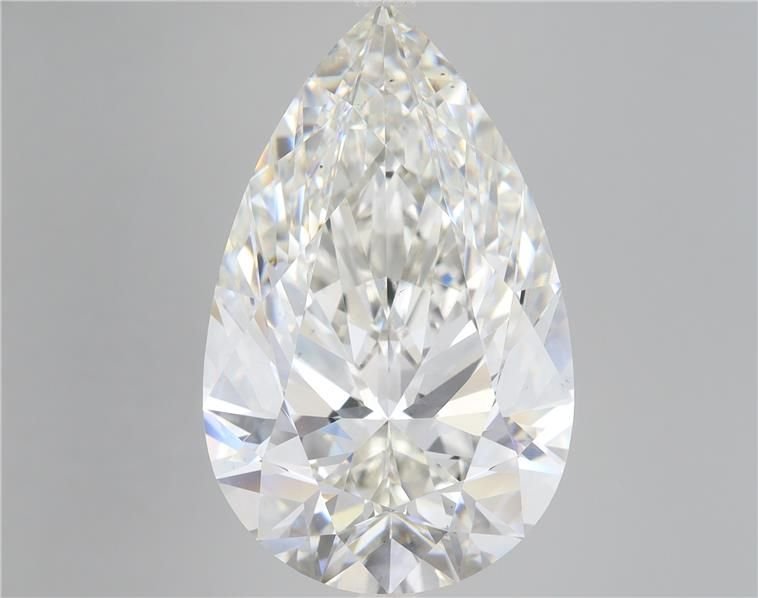 15.46ct H VS2 Rare Carat Ideal Cut Pear Lab Grown Diamond