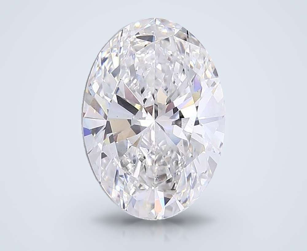 15.00 Carat Oval Lab Diamond