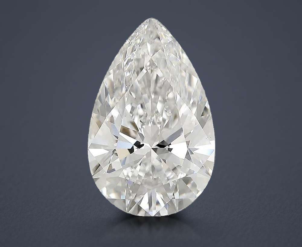 5.25 Carat Pear Lab Diamond