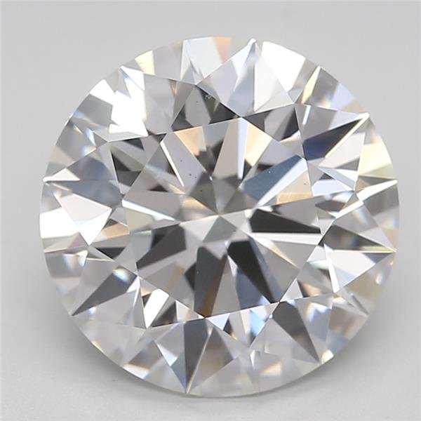 3.75ct F VS1 Rare Carat Ideal Cut Round Lab Grown Diamond