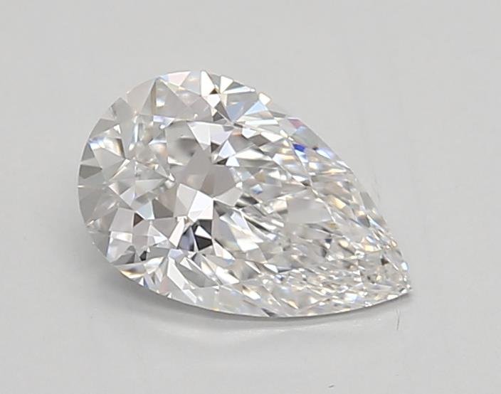 0.76ct D VVS2 Rare Carat Ideal Cut Pear Lab Grown Diamond