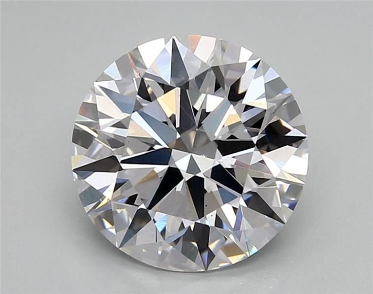 3.04ct D VS1 Rare Carat Ideal Cut Round Lab Grown Diamond
