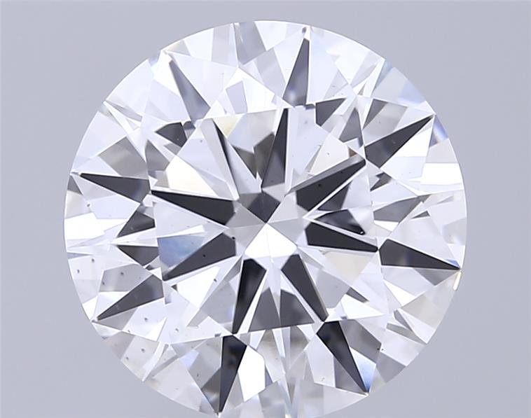 7.02ct E VS2 Excellent Cut Round Lab Grown Diamond