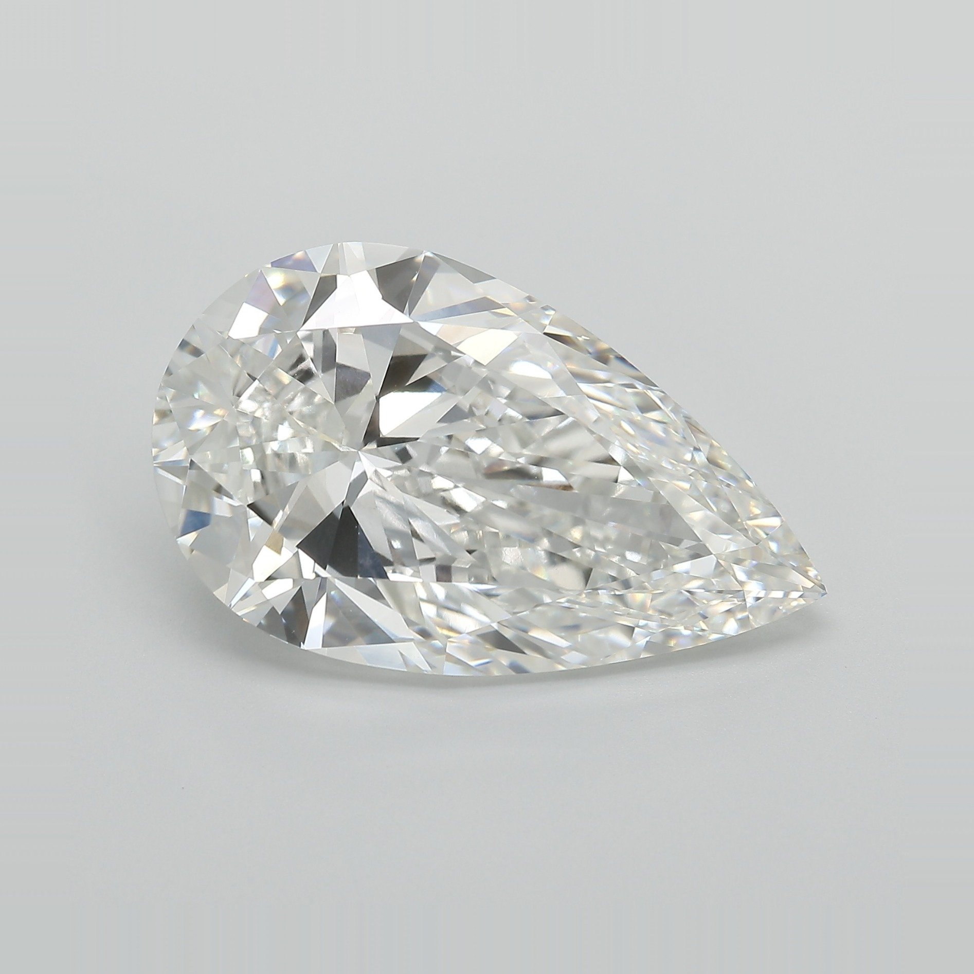 12.30ct G VVS2 Rare Carat Ideal Cut Pear Lab Grown Diamond