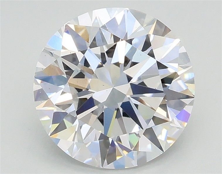 2.04ct E VS2 Excellent Cut Round Lab Grown Diamond