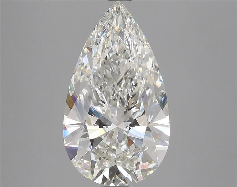 3.80ct H VS2 Rare Carat Ideal Cut Pear Lab Grown Diamond