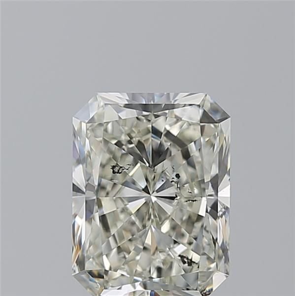 3.01ct K SI2 Rare Carat Ideal Cut Radiant Diamond
