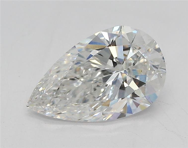 1.59ct E VS2 Rare Carat Ideal Cut Pear Lab Grown Diamond