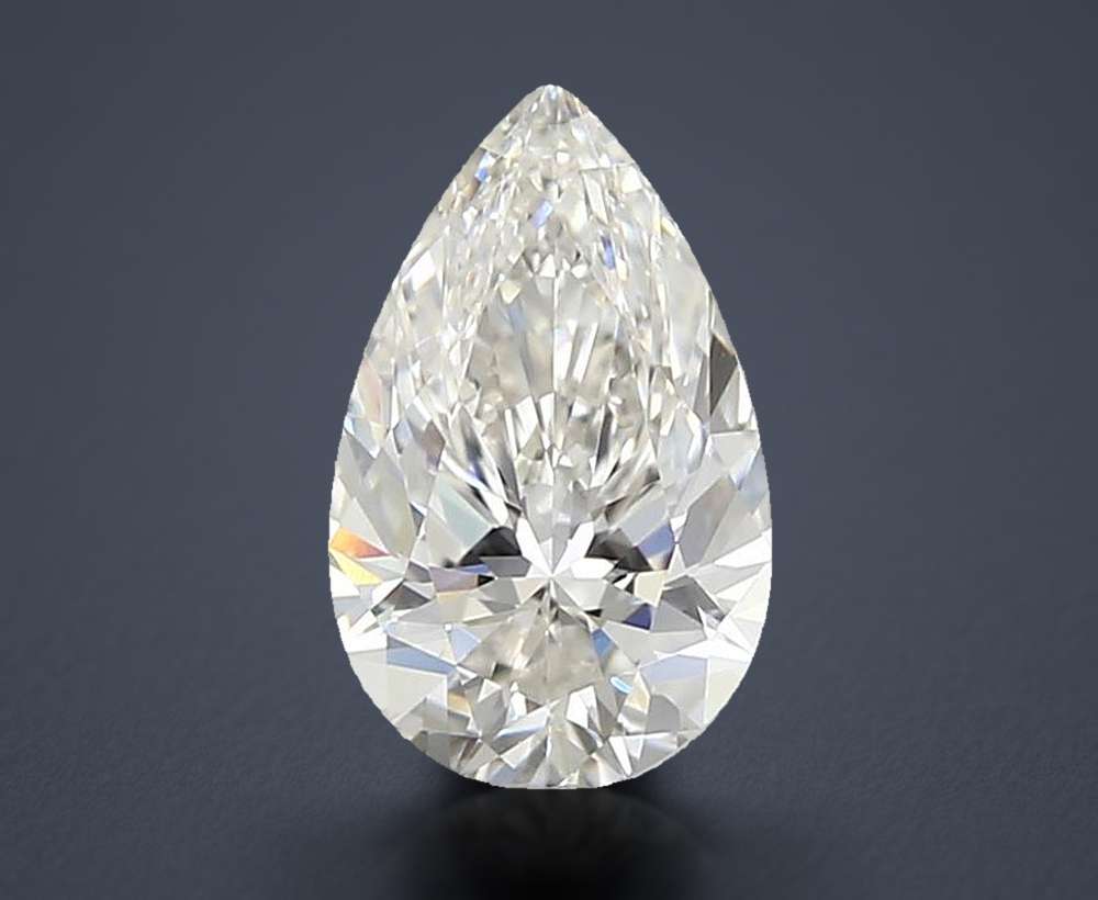 0.71 Carat Pear Natural Diamond