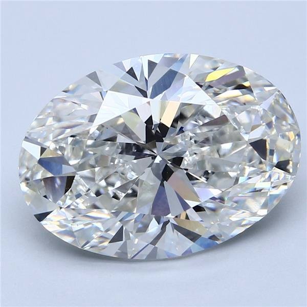 9.25ct H VS1 Rare Carat Ideal Cut Oval Lab Grown Diamond