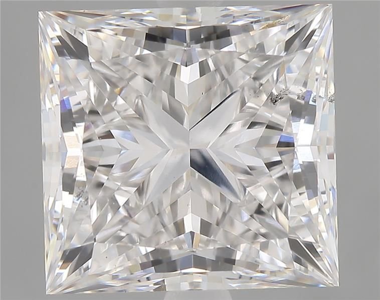 5.13ct F VS2 Rare Carat Ideal Cut Princess Lab Grown Diamond