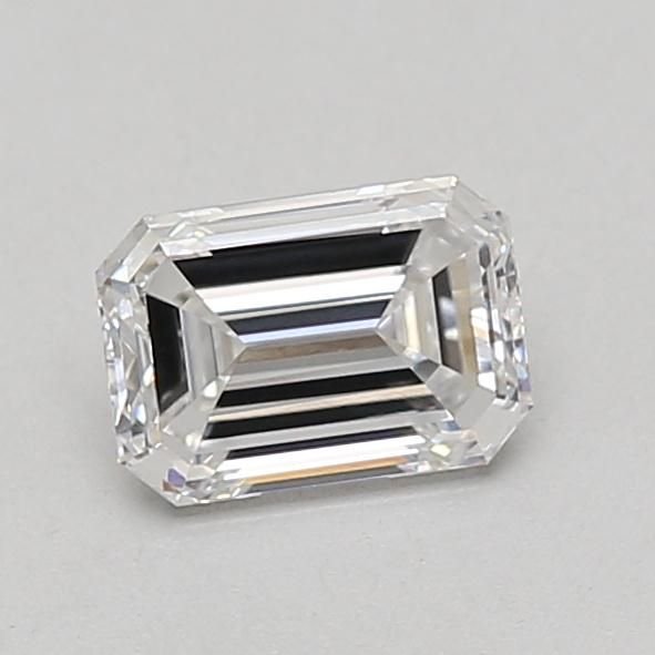 0.88ct D VVS2 Very Good Cut Emerald Lab Grown Diamond