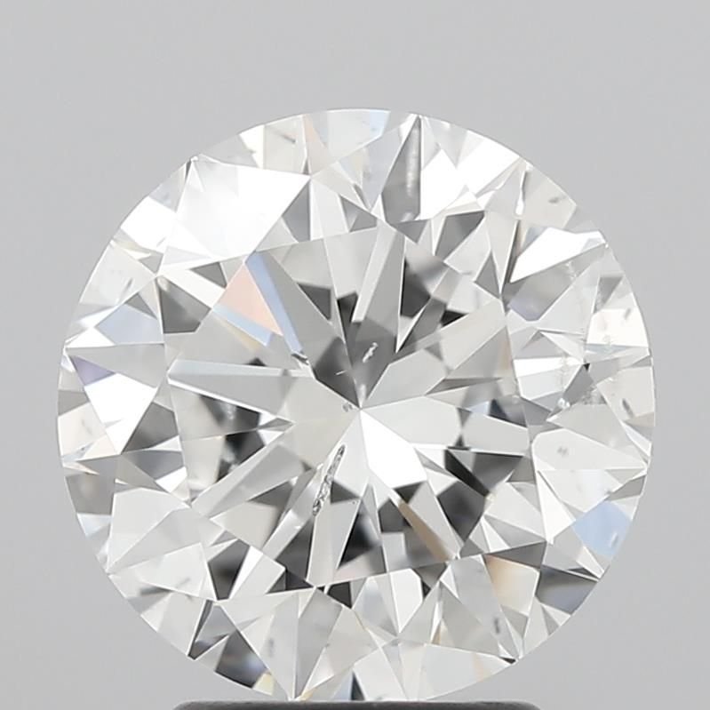 3.01ct E SI2 Excellent Cut Round Lab Grown Diamond