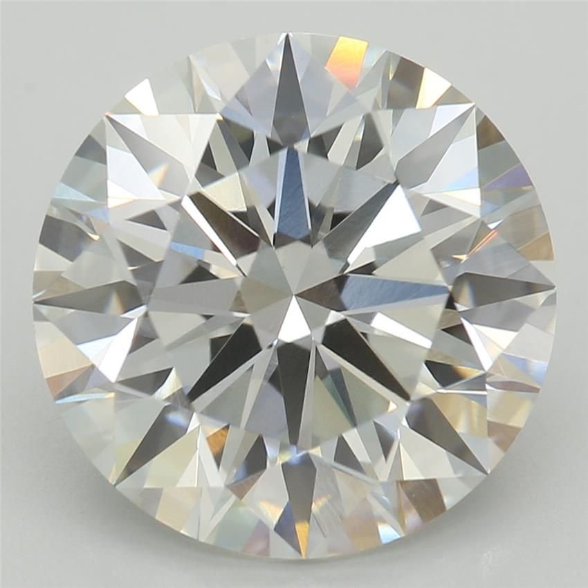 4.41ct F VVS2 Rare Carat Ideal Cut Round Lab Grown Diamond