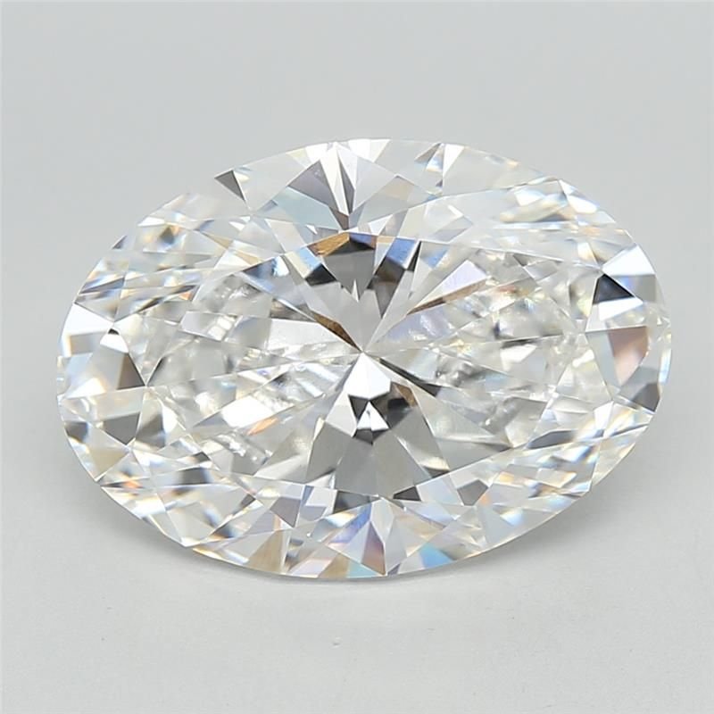 6.02ct E VVS2 Rare Carat Ideal Cut Oval Lab Grown Diamond